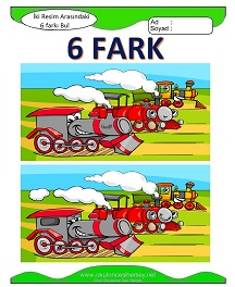 İki Resim Arasındaki Farkı Bul Etkinliği